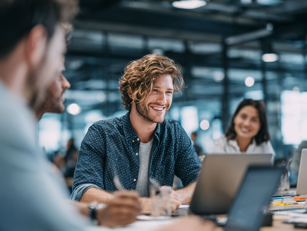 student sitzt am tisch